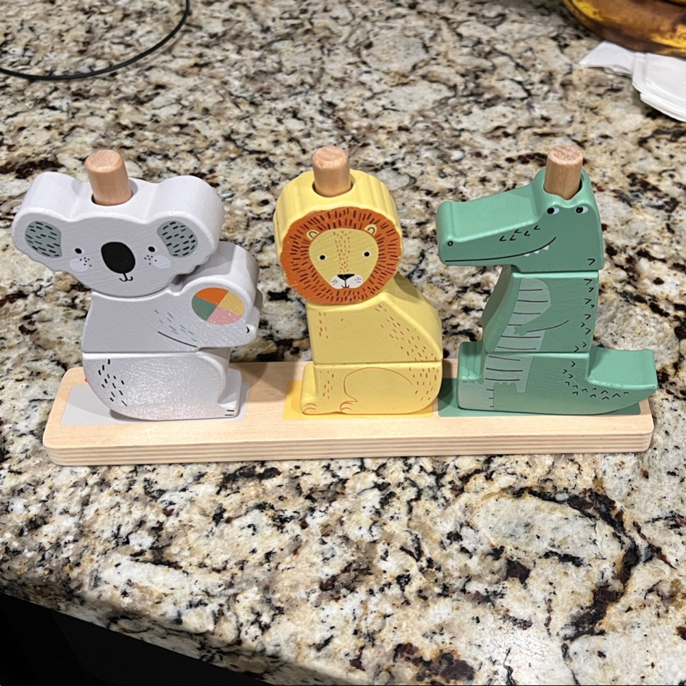 Wooden Animal Stacking Toy